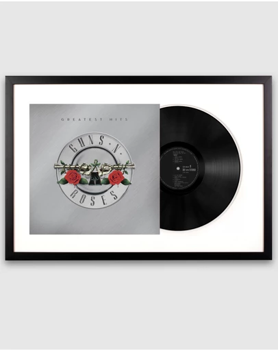 iWorld - Framed Guns N Roses Greatest Hits - Double Vinyl Album Art