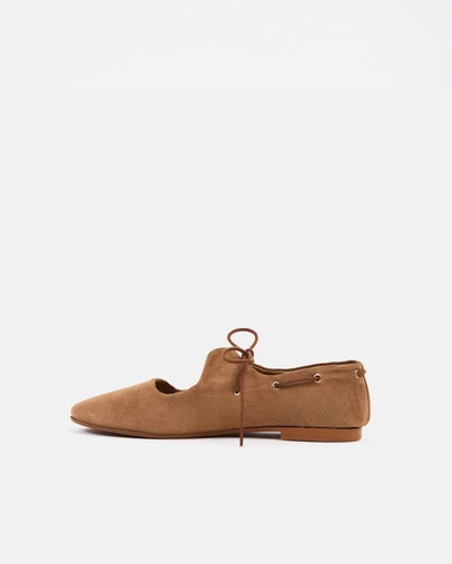 Sol Sana - Aura Ballet Flat Tan