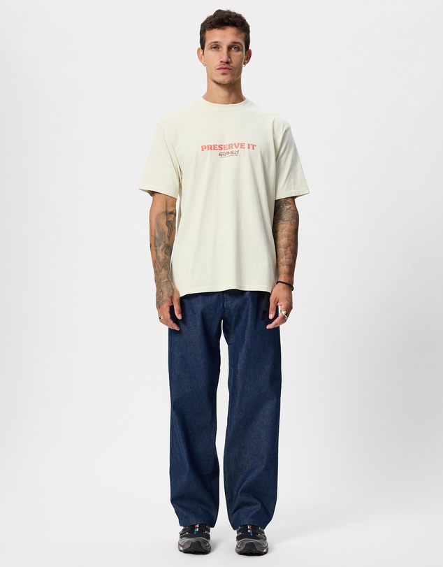Gramicci - Footprints Tee Pigment Dyed