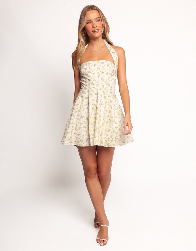 Petal & Pup - Thornton Mini Dress - Yellow Floral