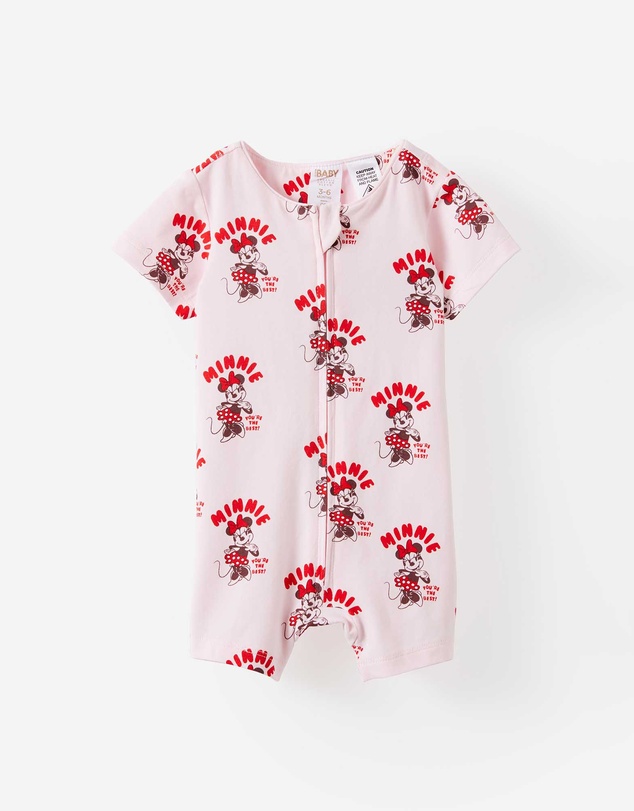 Cotton On Kids - Growie Short Sleeve Zip Romper - License