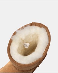 EVERAU - EverAU Ugg Short Classic Suede Cow Suede Upper UGG Boots