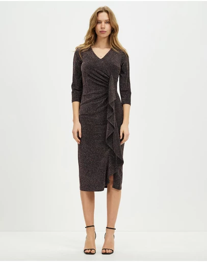 Pink Ruby - Tuscany Nights Midi Dress