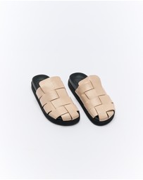 Walnut Melbourne - Dune Leather Mule
