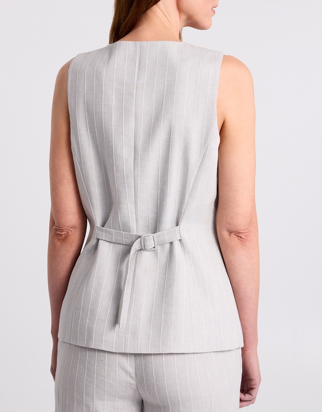 David Lawrence - Ondina Linen Blend Vest