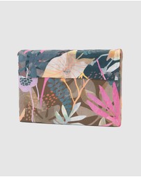 Bambury - Hana Botanical Printed Cotton Quilt Cover Set - Reversible