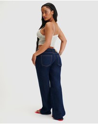Cotton On - Curvy Low Rise Straight Jeans