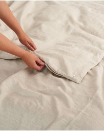Sheet Society - Eve Linen Quilt Cover Set
