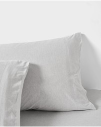 Linen House - Ryland Fitted Sheet + Pillowcase Set