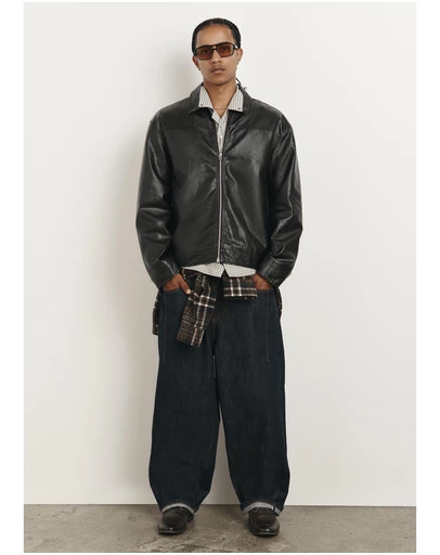 Black Noise White Rain - Raw Selvedge Denim Jeans