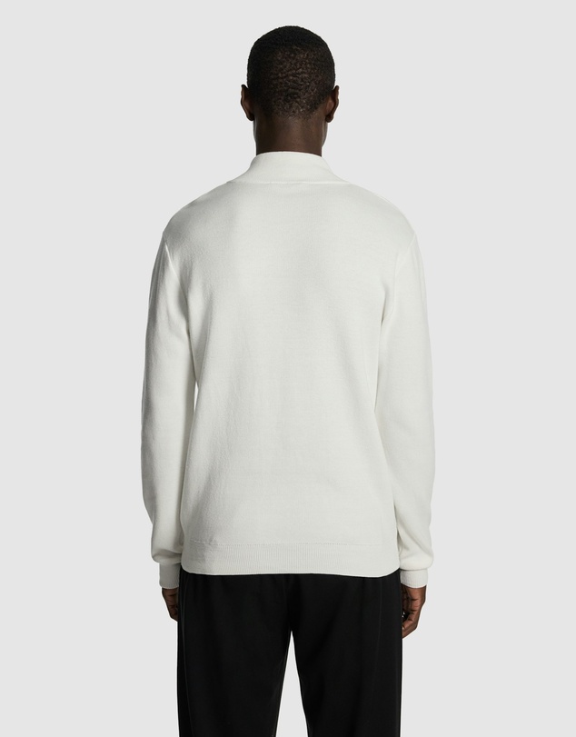 yd. - Ollie Embroidered 1/4 Zip Knit Jumper