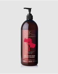 Silk Oil of Morocco - 1 Litre Argan Hand and Body Wash - Moroccan Rose