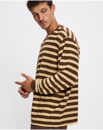 Rhythm - Textured Stripe LS T-Shirt