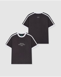 B.Cools - Crop Ringer T-Shirt