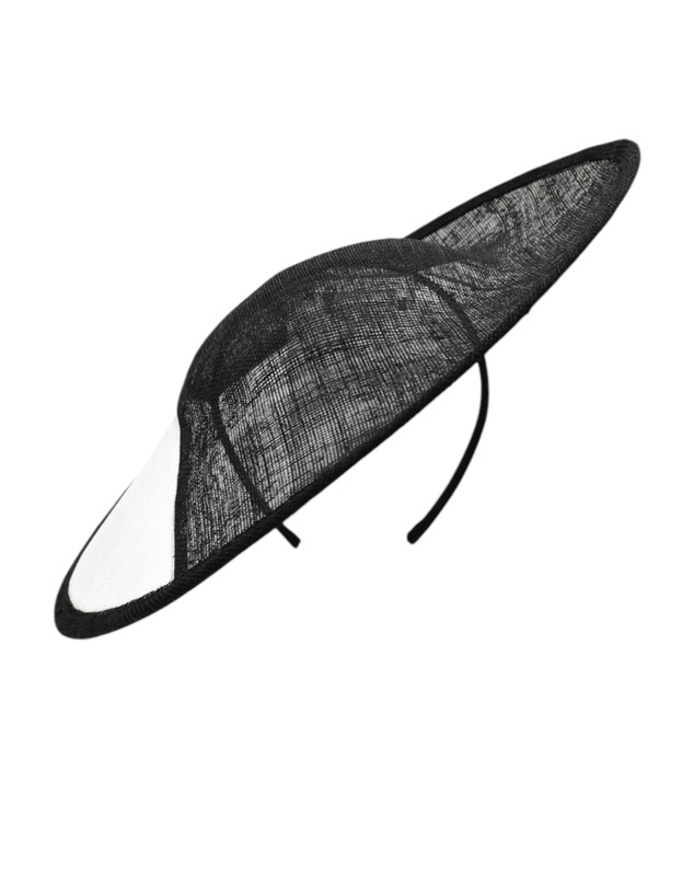 Morgan & Taylor - Niah Plate Fascinator in Black