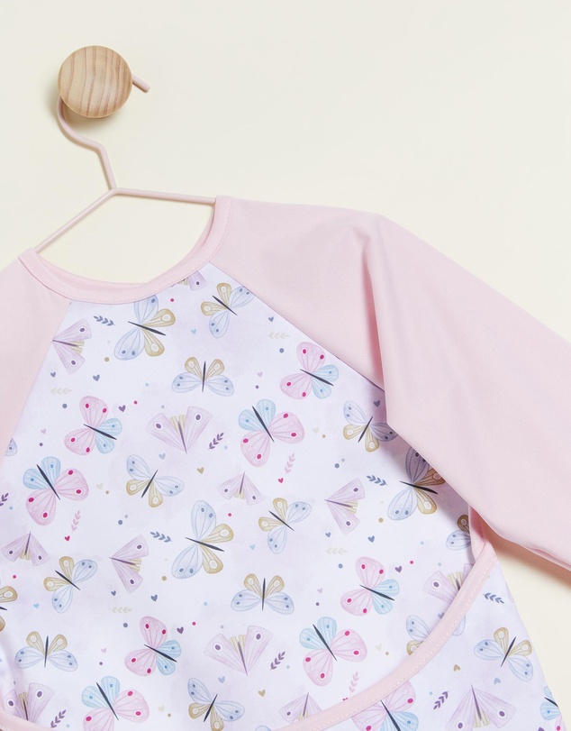 itti bitti - Sleeved Bib Smocks - Butterfly