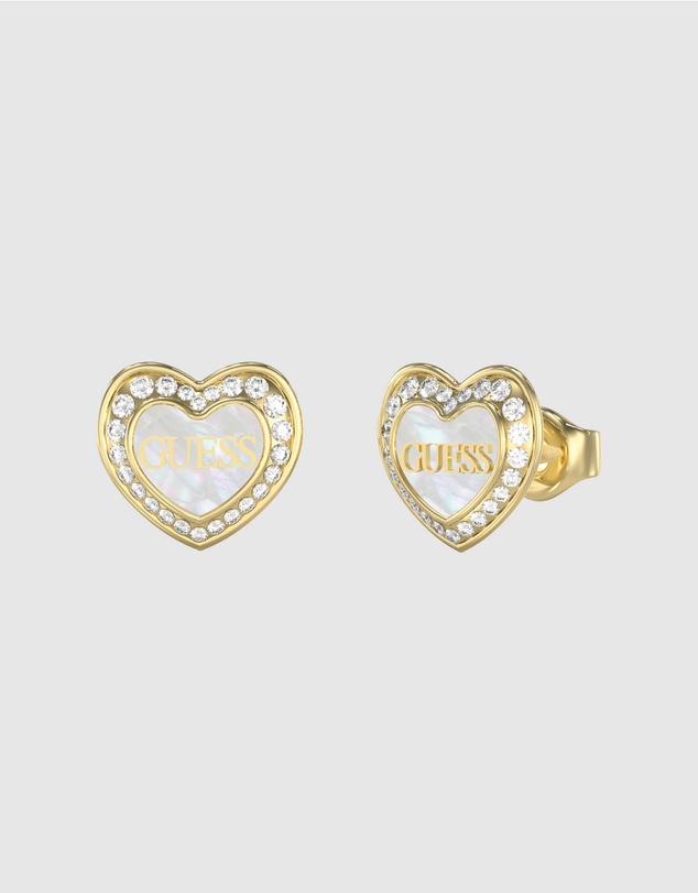GUESS - Amami Gold Tone Stud Earrings