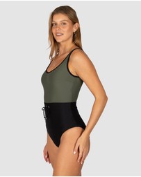Baku Swimwear - Rococco Sport Splice Tank One Piece Swimsuit