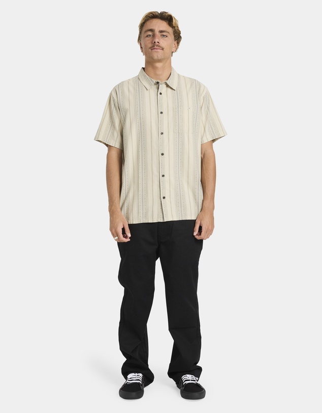 Billabong - Mens Sundays Jacquard Short Sleeve Shirt