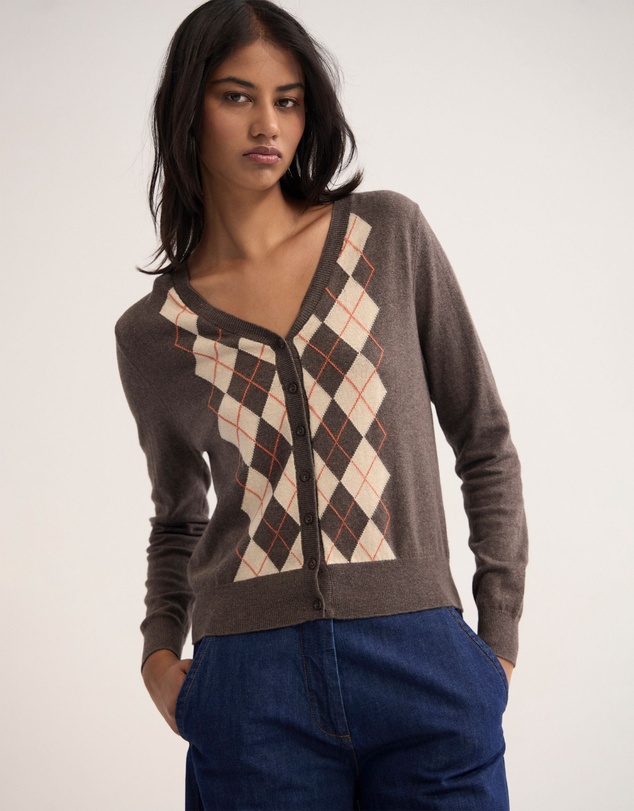 Oxford - Pixie Argyle Cardigan