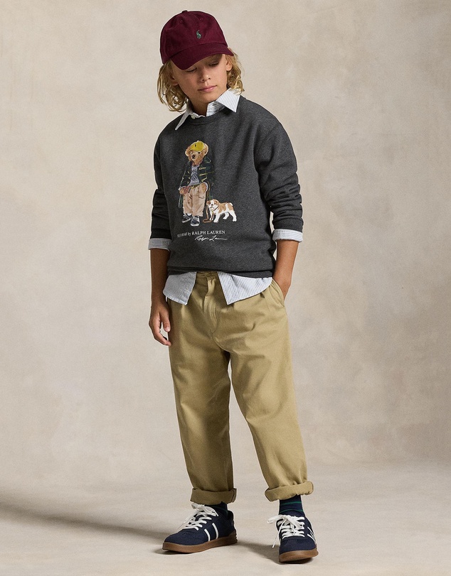 Polo Ralph Lauren - Polo Bear Heathered Fleece Sweatshirt - ICONIC EXCLUSIVE - Teens