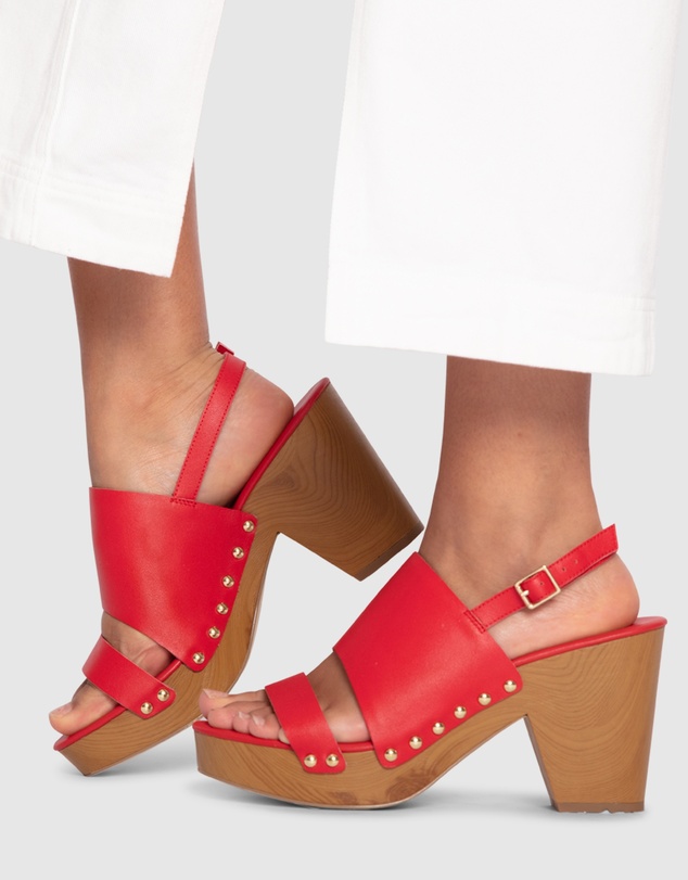Belle & Bloom - Fire On Fire Clog Shoe