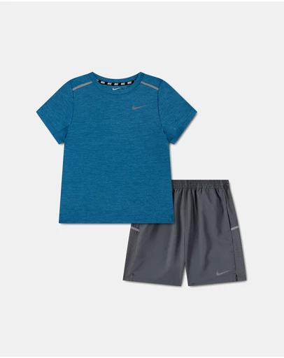 Nike - Dri-FIT Miller SS Top and Shorts Set - Kids