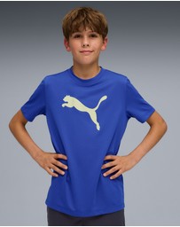 Puma - Train All Day Essentials Cat Logo Tee - Teens