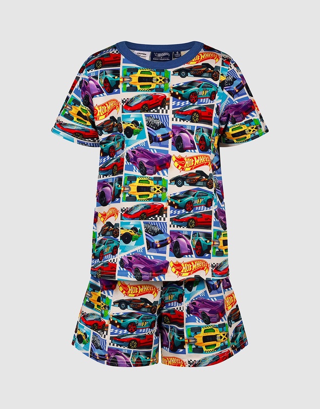 Rock Your Kid - Hot Wheels Short Pyjama Set - ICONIC EXCLUSIVE - Kids