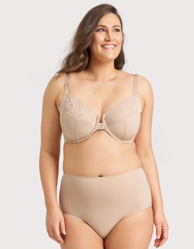 Ava & Audrey  - Ava & Audrey Bardot Front-Closing Underwire Bra