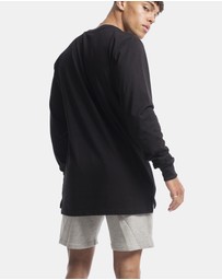 Vacancy Co - Palm Embroidery Long Sleeve Tee