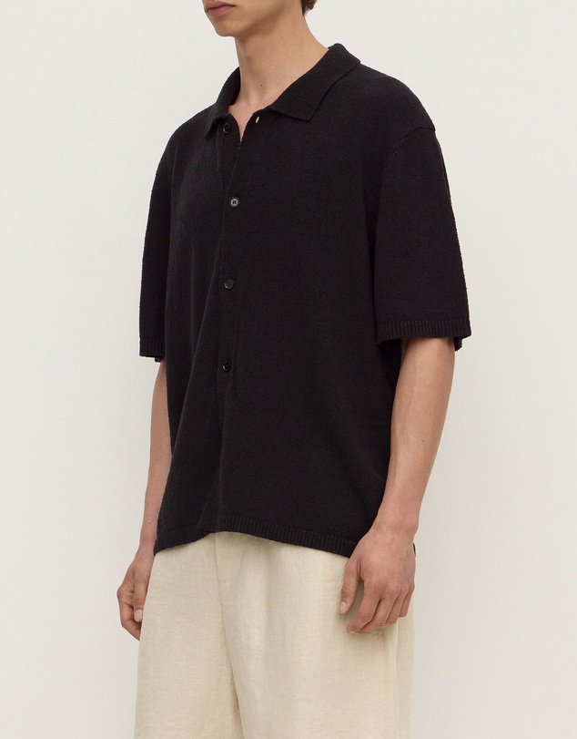 Assembly Label - Lance Boucle Knit Short Sleeve Shirt