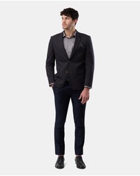 Brooksfield - Tonal Winter Check Blazer