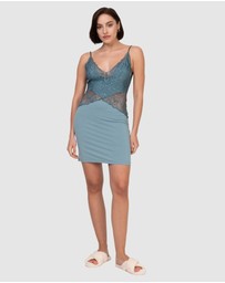 Oh!Zuza - V Neck Viscose & Lace Chemise