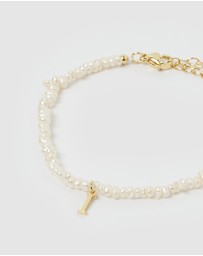 Miz Casa and Co - Pearl Letter I Bracelet
