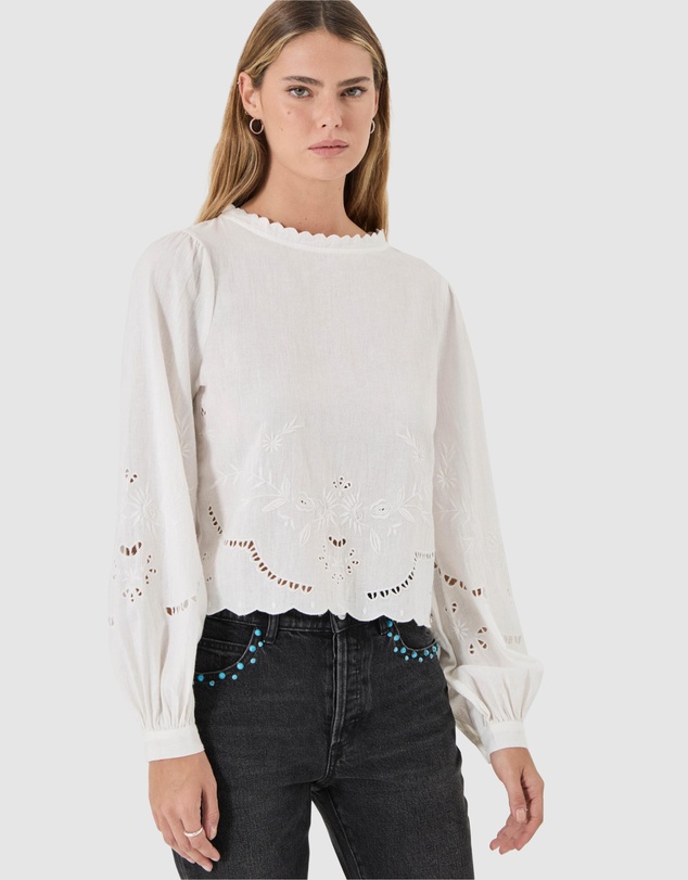 Rolla's - Stephanie Blouse Embroidered