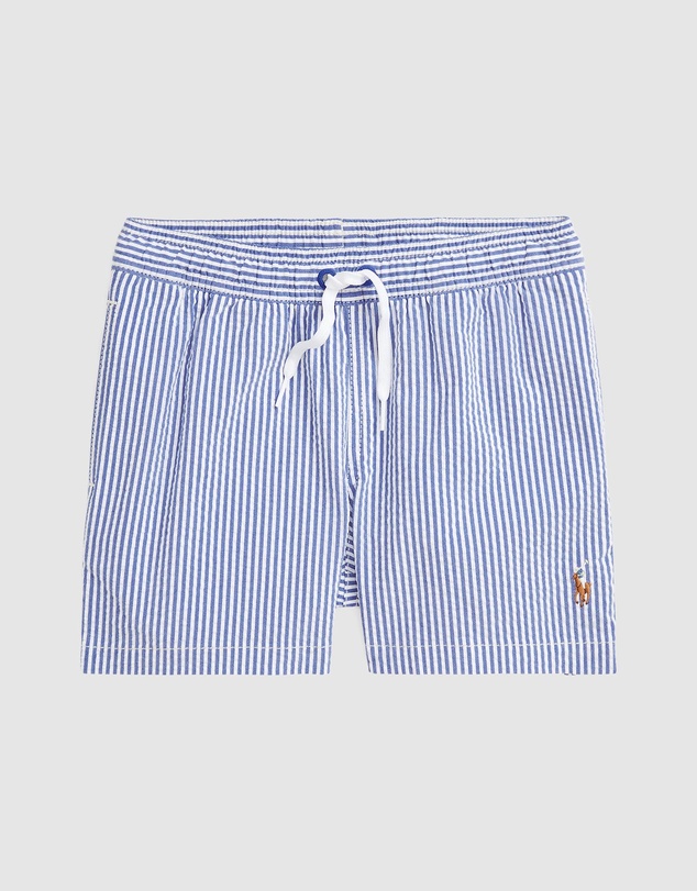 Polo Ralph Lauren - Traveler Stretch Seersucker Swim Trunks - Kids