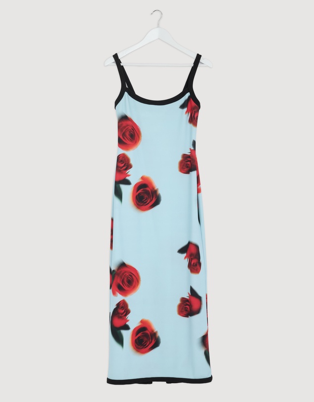 Revibe - Repaired BY JOHNNY. Sky Rose Midi Dress - AU 10