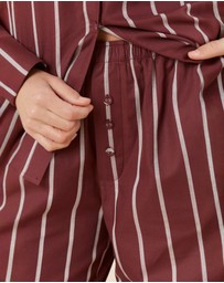 Gingerlilly - Chloe Cotton Striped PJ Set