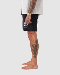 Zanerobe - Crest Balmoral Beach Short Black