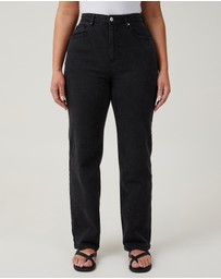 Cotton On - Curvy Straight Stretch Jeans