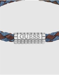 GUESS - Guess Logo Leather Bracelet