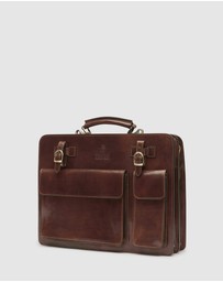 Republic of Florence - Munich Brown Briefcase