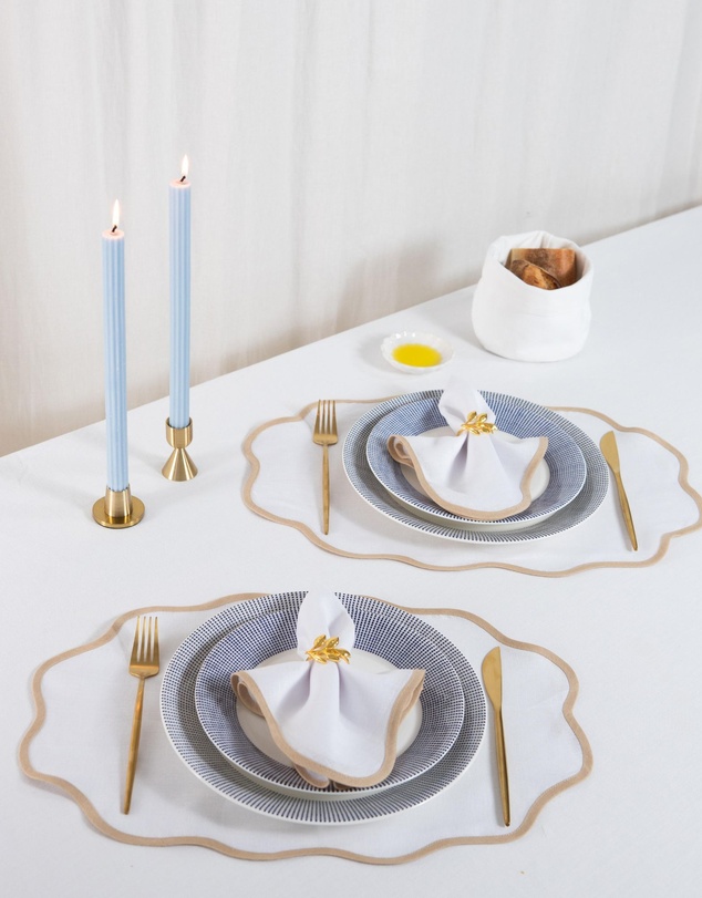 Tablescaped - The Greek Islands - Set of 4 Napkin Rings