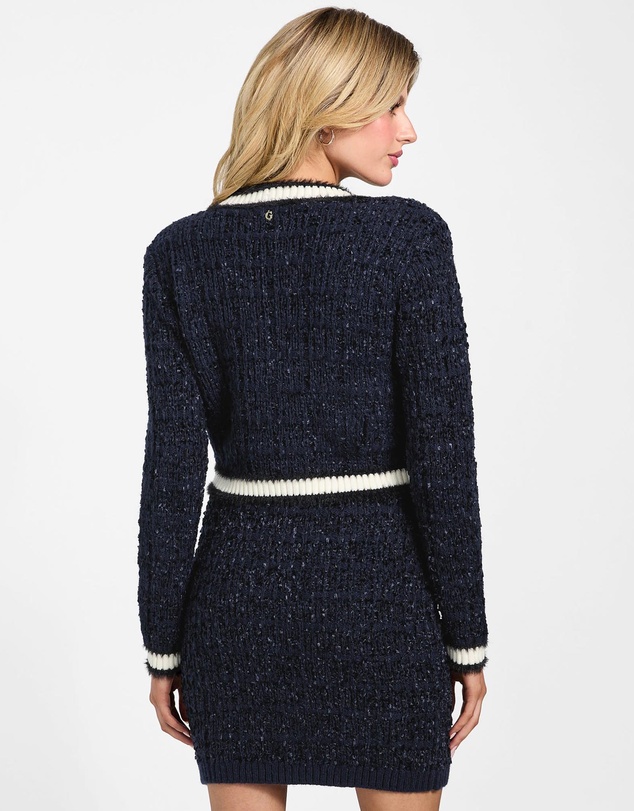 GUESS - LS Aomori Tape Yarn Cardigan