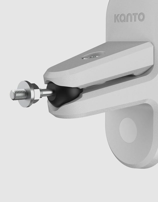iWorld - Kanto SPW3 Universal Satellite Speaker Wall Mount Bracket - White, Pair