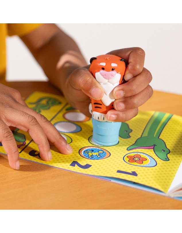 Melissa and Doug - Sticker Wow Sticker Stamper And Activity Pad Tiger
