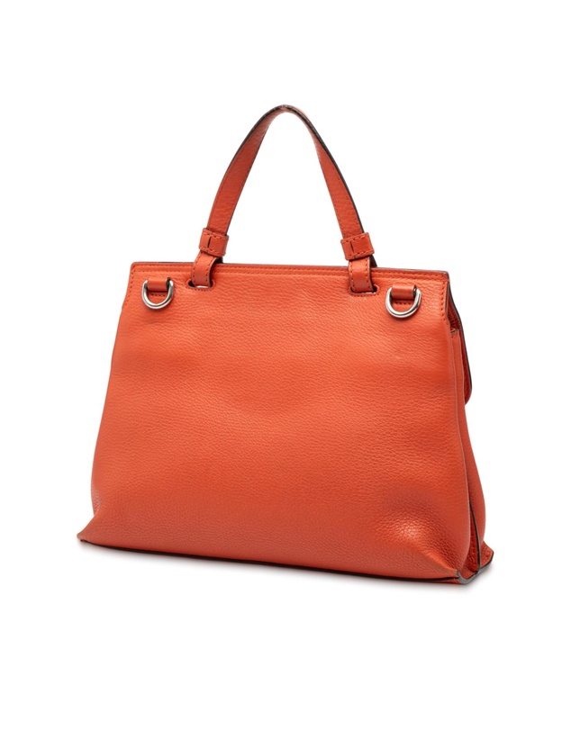 Pre-Loved by Azura Reborn - Pre-Loved Small Leather Bamboo Daily Satchel