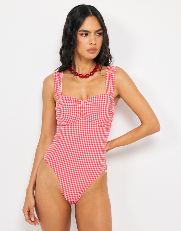 AERE - Isla Ruched Bust Swimsuit