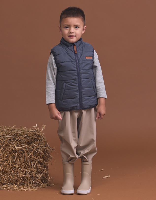 Crywolf - REVERSIBLE YETI VEST Ash Colourblock